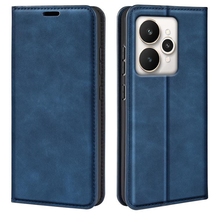 Retro-skin Magnetic Suction Leather Phone Case, For Realme 11X, For Realme Narzo N53, For Realme C65 4G, For Realme C85 5G / 15x 5G, For Realme 15 5G / 15 Pro 5G