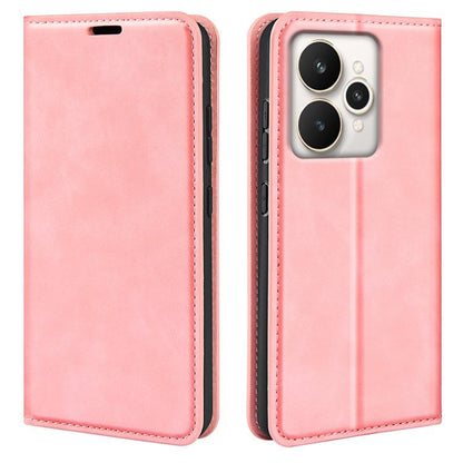 Retro-skin Magnetic Suction Leather Phone Case, For Realme 11X, For Realme Narzo N53, For Realme C65 4G, For Realme C85 5G / 15x 5G, For Realme 15 5G / 15 Pro 5G