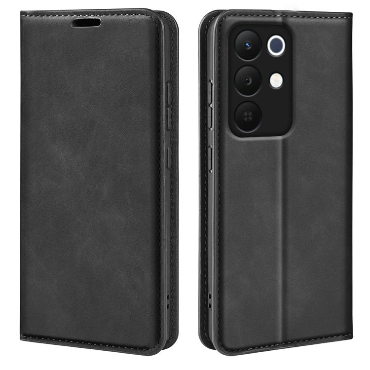 Retro-skin Magnetic Suction Leather Phone Case, For Realme 11X, For Realme Narzo N53, For Realme C65 4G, For Realme C85 5G / 15x 5G, For Realme 15 5G / 15 Pro 5G