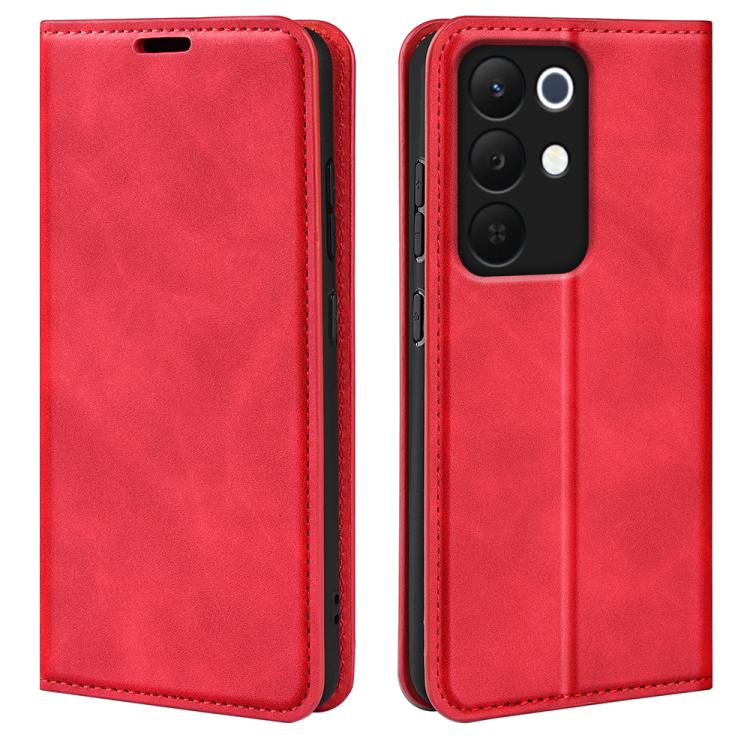 Retro-skin Magnetic Suction Leather Phone Case, For Realme 11X, For Realme Narzo N53, For Realme C65 4G, For Realme C85 5G / 15x 5G, For Realme 15 5G / 15 Pro 5G