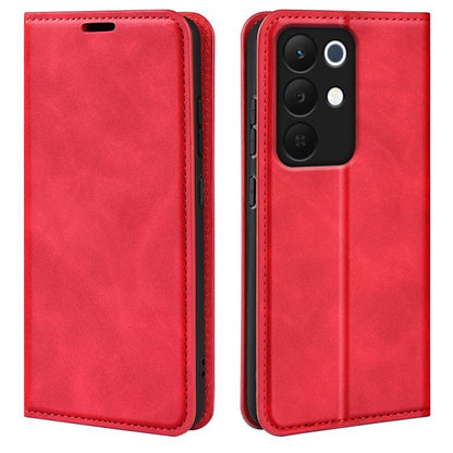 Retro-skin Magnetic Suction Leather Phone Case, For Realme 11X, For Realme Narzo N53, For Realme C65 4G, For Realme C85 5G / 15x 5G, For Realme 15 5G / 15 Pro 5G