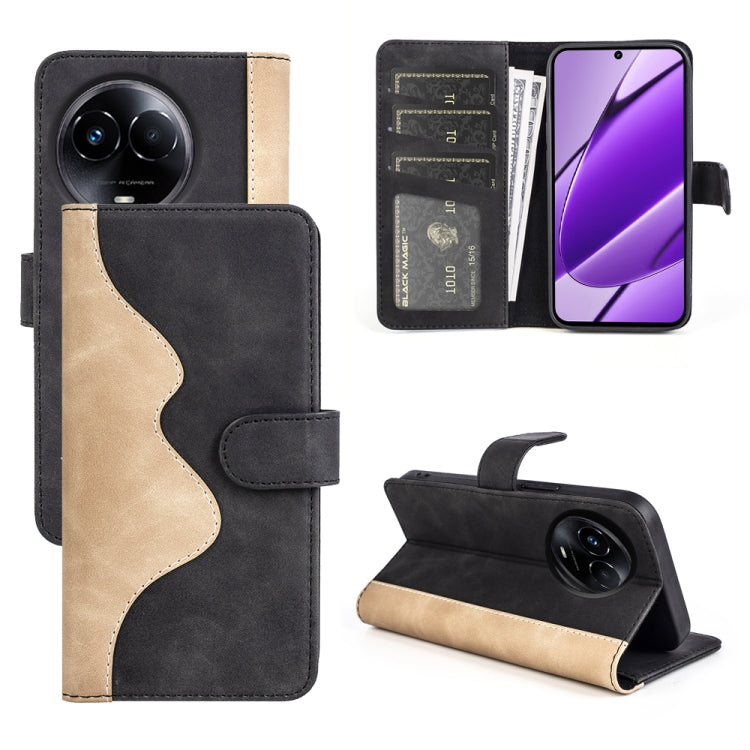 Stitching Horizontal Flip Leather Phone Case, For Realme 12+ 5G, For Realme 12 Pro+, For Realme C67 4G, For Realme 11X, For Realme C65 4G, For Realme Narzo N53 / C53