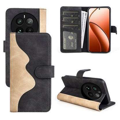 Stitching Horizontal Flip Leather Phone Case, For Realme 12+ 5G, For Realme 12 Pro+, For Realme C67 4G, For Realme 11X, For Realme C65 4G, For Realme Narzo N53 / C53