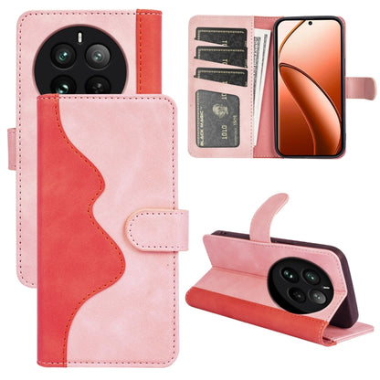 Stitching Horizontal Flip Leather Phone Case, For Realme 12+ 5G, For Realme 12 Pro+, For Realme C67 4G, For Realme 11X, For Realme C65 4G, For Realme Narzo N53 / C53