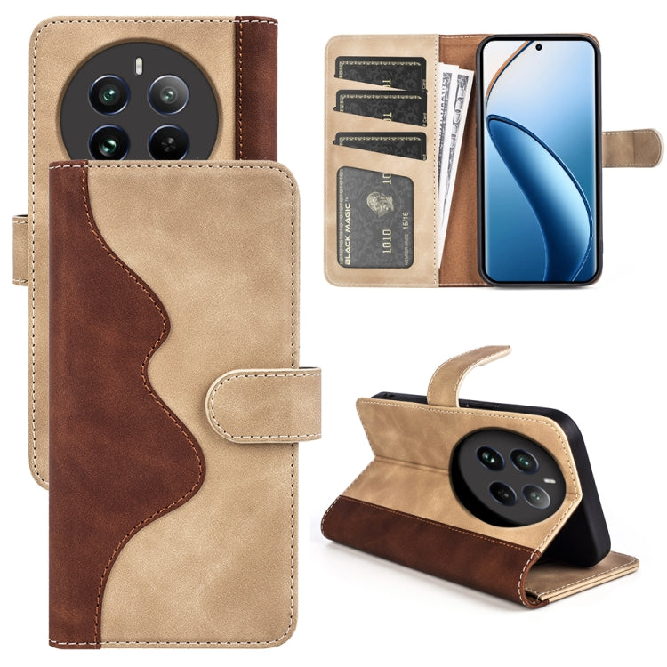 Stitching Horizontal Flip Leather Phone Case, For Realme 12+ 5G, For Realme 12 Pro+, For Realme C67 4G, For Realme 11X, For Realme C65 4G, For Realme Narzo N53 / C53