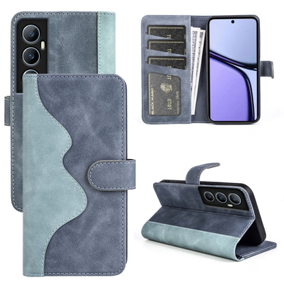 Stitching Horizontal Flip Leather Phone Case, For Realme 12+ 5G, For Realme 12 Pro+, For Realme C67 4G, For Realme 11X, For Realme C65 4G, For Realme Narzo N53 / C53