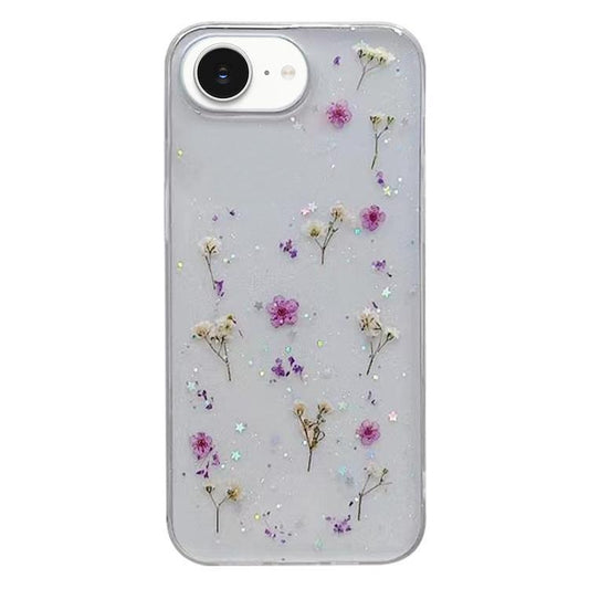 Gypsophila Flowers Pattern TPU Protective Phone Case, For iPhone 17e / 16e, For iPhone 16 Pro Max, For iPhone 16 Pro, For iPhone 16 Plus, For iPhone 16, For iPhone 15 Pro Max, For iPhone 15 Pro, For iPhone 15 Plus, For iPhone 15