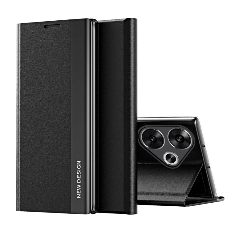 Side Electroplated Adsorption Leather Phone Case