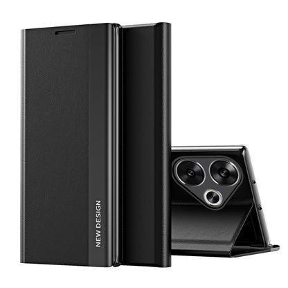 Side Electroplated Adsorption Leather Phone Case