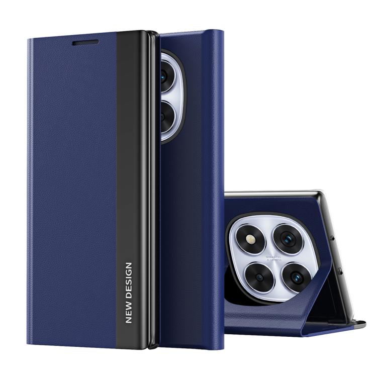 Side Electroplated Adsorption Leather Phone Case