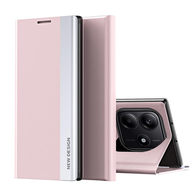 Side Electroplated Adsorption Leather Phone Case