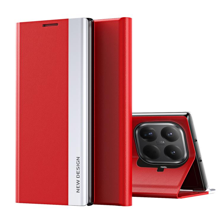 Side Electroplated Adsorption Leather Phone Case, For Redmi Note 15 Pro+ Global 163.3mm, For Redmi Note 15 4G / 5G Global 164mm, For Redmi Note 15 Pro 5G Global 163.6mm, For Xiaomi 15T Pro, For Xiaomi 15T, For Xiaomi Poco X7 Pro                        ...