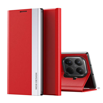 Side Electroplated Adsorption Leather Phone Case, For Redmi Note 15 Pro+ Global 163.3mm, For Redmi Note 15 4G / 5G Global 164mm, For Redmi Note 15 Pro 5G Global 163.6mm, For Xiaomi 15T Pro, For Xiaomi 15T, For Xiaomi Poco X7 Pro                        ...