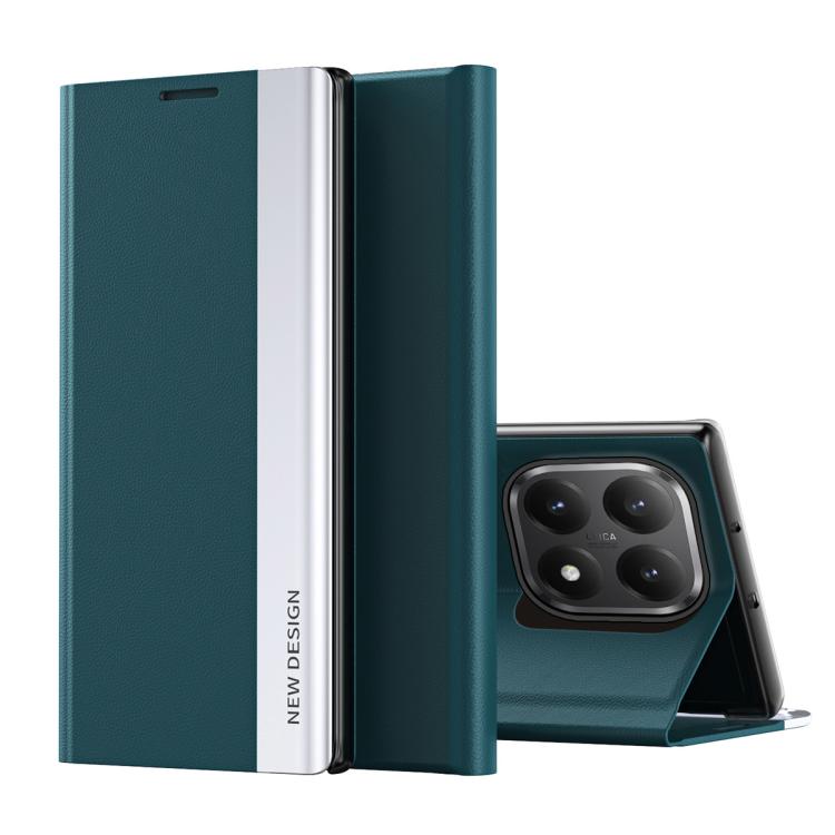 Side Electroplated Adsorption Leather Phone Case, For Redmi Note 15 Pro+ Global 163.3mm, For Redmi Note 15 4G / 5G Global 164mm, For Redmi Note 15 Pro 5G Global 163.6mm, For Xiaomi 15T Pro, For Xiaomi 15T, For Xiaomi Poco X7 Pro                        ...