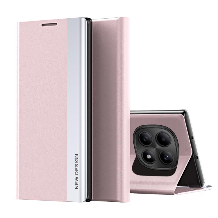 Side Electroplated Adsorption Leather Phone Case, For Redmi Note 15 Pro+ Global 163.3mm, For Redmi Note 15 4G / 5G Global 164mm, For Redmi Note 15 Pro 5G Global 163.6mm, For Xiaomi 15T Pro, For Xiaomi 15T, For Xiaomi Poco X7 Pro                        ...
