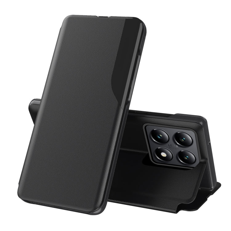 Attraction Flip Holder Leather Phone Case, For Redmi Note 15 Pro+ Global 163.3mm, For Redmi Note 15 4G / 5G Global 164mm, For Redmi Note 15 Pro 5G Global 163.6mm, For Xiaomi 15T Pro, For Xiaomi 15T, For Xiaomi Poco X7 Pro, For Redmi Note 14 4G 163.25mm...