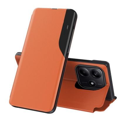 Attraction Flip Holder Leather Phone Case, For Redmi Note 15 Pro+ Global 163.3mm, For Redmi Note 15 4G / 5G Global 164mm, For Redmi Note 15 Pro 5G Global 163.6mm, For Xiaomi 15T Pro, For Xiaomi 15T, For Xiaomi Poco X7 Pro, For Redmi Note 14 4G 163.25mm...