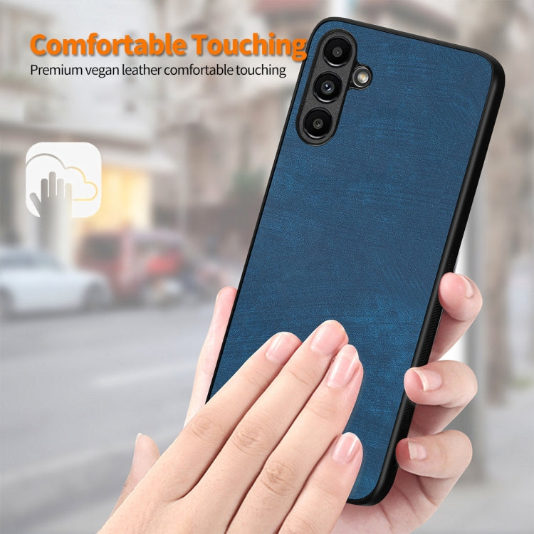 ENKAY Retro Leather Skin PC Phone Case with High Aluminum-silicon Glass Film, For Samsung Galaxy A34 5G, For Samsung Galaxy A54 5G, For Samsung Galaxy A04e, For Samsung Galaxy A14