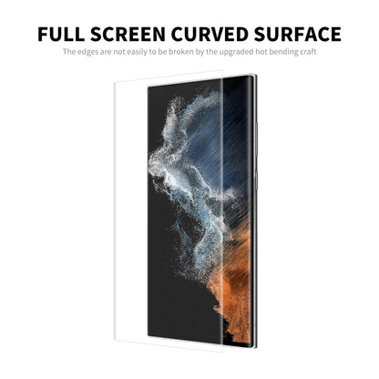 ENKAY Retro Leather Skin PC Phone Case with Soft PET Film, For Smausng Galaxy S23 Ultra 5G