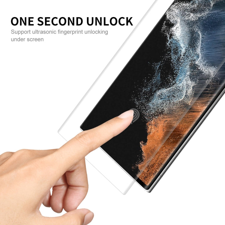 ENKAY Retro Leather Skin PC Phone Case with Soft PET Film, For Smausng Galaxy S23 Ultra 5G