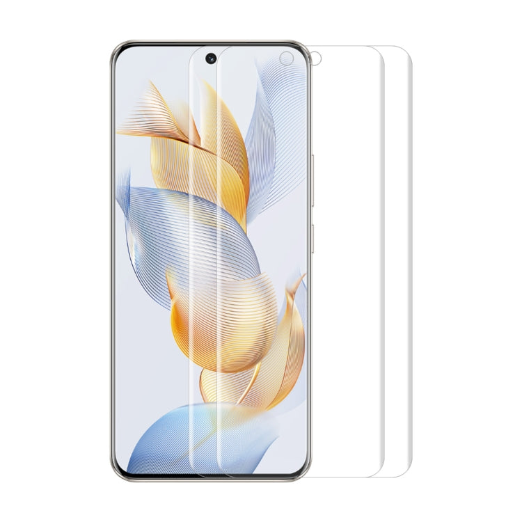 2pcs ENKAY Hat-Prince 3D PET Hot Bending Film, For Honor 90 Pro / 80 Pro, For Honor 90