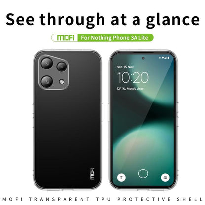 MOFI Ming Series Ultra-thin TPU Phone Case, For Nothing Phone 3a Lite, For Nothing Phone 3a, For Nothing Phone 3a Pro, For Nothing CMF Phone 1, For Nothing Phone 2a, For Nothing Phone 2
