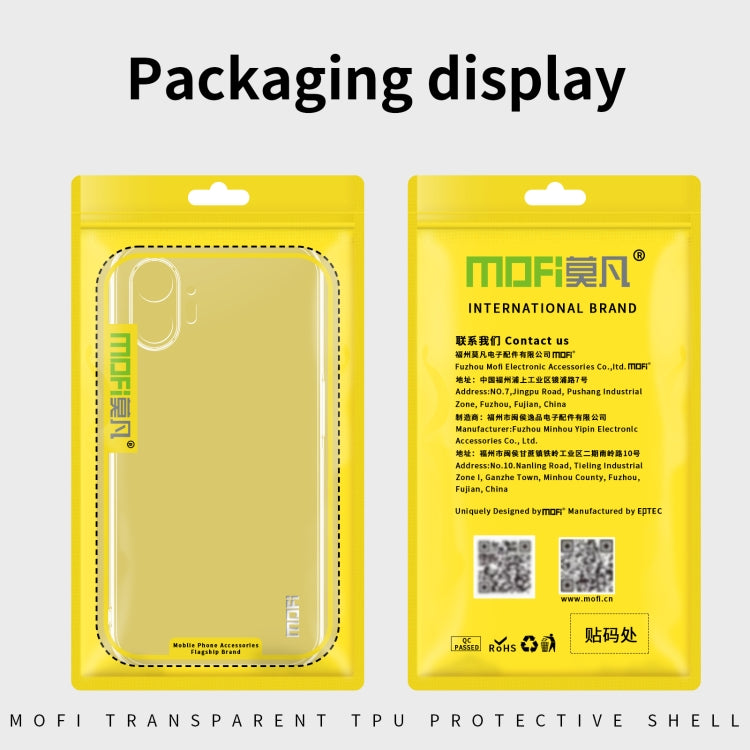 MOFI Ming Series Ultra-thin TPU Phone Case, For Nothing Phone 3a Lite, For Nothing Phone 3a, For Nothing Phone 3a Pro, For Nothing CMF Phone 1, For Nothing Phone 2a, For Nothing Phone 2