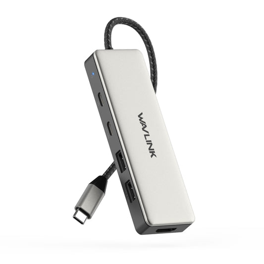 Wavlink UHP3415 85W Power Delivery Hub USB-C/Type-C 10 Gbit/s Adaptateur de Connexion Multiport 5 en 1, UHP3415