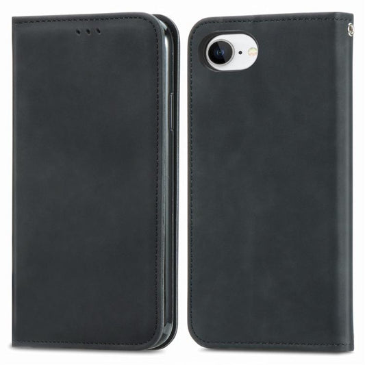 Retro Skin Feel Magnetic Leather Phone Case, For iPhone 17e / 16e, For iPhone 16 Pro Max, For iPhone 16 Pro, For iPhone 16 Plus, For iPhone 16, For iPhone 15 Pro Max, For iPhone 15 Pro, For  iPhone 15 Plus, For iPhone 15, For  iPhone 14 Plus           ...