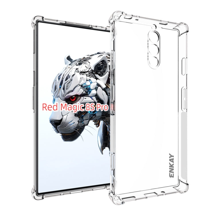 ENKAY Hat-Prince Transparent TPU Shockproof Phone Case, For ZTE Nubia RedMagic 11 Air 5G, For ZTE Axon 70 4G Global, For ZTE Nubia Z80 Ultra, For ZTE Nubia RedMagic 10 Air, For ZTE Nubia S 5G A403ZT, For ZTE Nubia Z70 Ultra 5G                          ...