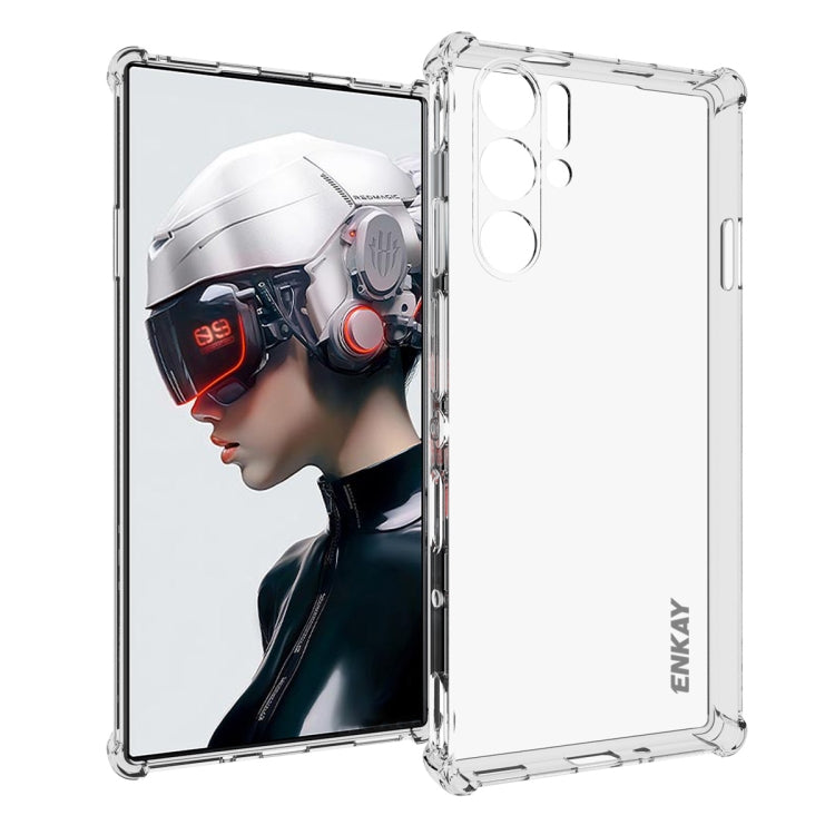 ENKAY Hat-Prince Transparent TPU Shockproof Phone Case, For ZTE Nubia RedMagic 11 Air 5G, For ZTE Axon 70 4G Global, For ZTE Nubia Z80 Ultra, For ZTE Nubia RedMagic 10 Air, For ZTE Nubia S 5G A403ZT, For ZTE Nubia Z70 Ultra 5G                          ...