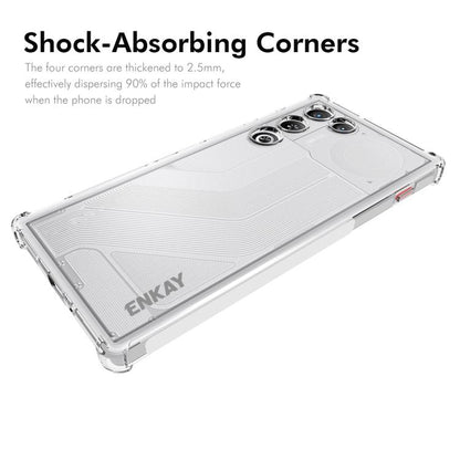 ENKAY Hat-Prince Transparent TPU Shockproof Phone Case, For ZTE Nubia RedMagic 11 Air 5G, For ZTE Axon 70 4G Global, For ZTE Nubia Z80 Ultra, For ZTE Nubia RedMagic 10 Air, For ZTE Nubia S 5G A403ZT, For ZTE Nubia Z70 Ultra 5G                          ...