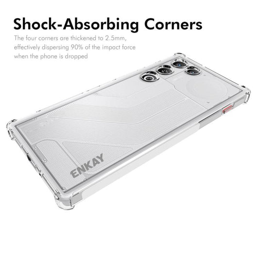 ENKAY Hat-Prince Transparent TPU Shockproof Phone Case, For ZTE Nubia RedMagic 11 Air 5G, For ZTE Axon 70 4G Global, For ZTE Nubia Z80 Ultra, For ZTE Nubia RedMagic 10 Air, For ZTE Nubia S 5G A403ZT, For ZTE Nubia Z70 Ultra 5G                          ...