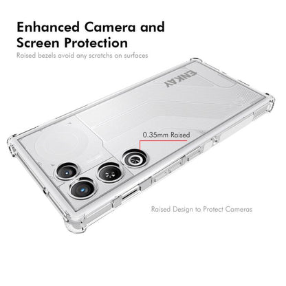 ENKAY Hat-Prince Transparent TPU Shockproof Phone Case, For ZTE Nubia RedMagic 11 Air 5G, For ZTE Axon 70 4G Global, For ZTE Nubia Z80 Ultra, For ZTE Nubia RedMagic 10 Air, For ZTE Nubia S 5G A403ZT, For ZTE Nubia Z70 Ultra 5G                          ...