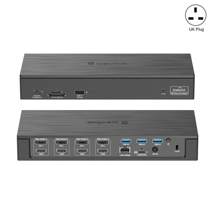 Wavlink UG69PD8 100W PD 18 in 1 Type-C Dock Compatible Type-C Universal Docking Station, US Plug, EU Plug, UK Plug, AU Plug