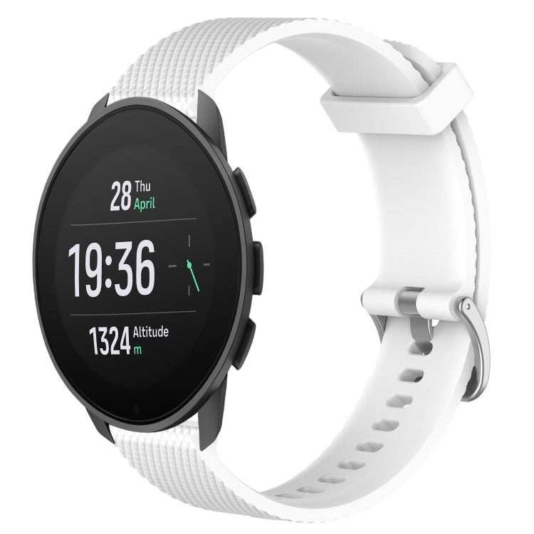 22mm Diamond Textured Silicone Watch Band, For Suunto 9 Peak Pro, For  Suunto 9 Peak, For Suunto 5 Peak