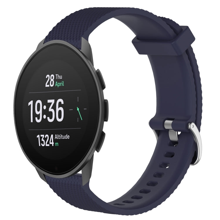 22mm Diamond Textured Silicone Watch Band, For Suunto 9 Peak Pro, For  Suunto 9 Peak, For Suunto 5 Peak