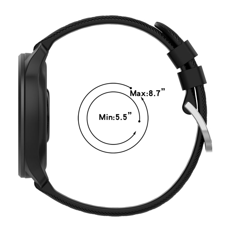 22mm Diamond Textured Silicone Watch Band, For Suunto 9 Peak Pro, For  Suunto 9 Peak, For Suunto 5 Peak
