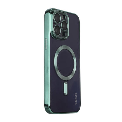 ENKAY Hat-Prince Magsafe Electroplated TPU Clear Shockproof Phone Case, For iPhone 15 Pro Max, For iPhone 15 Pro, For iPhone 15 Plus, For iPhone 15