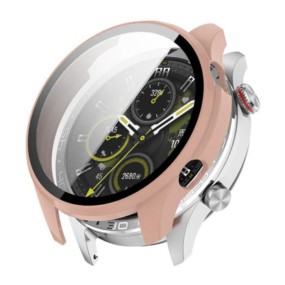 ENKAY Hat-Prince Full Coverage Tempered Glass Film Integrated PC Watch Cover, For Honor Watch 5 Pro, For Honor Watch X5, For Honor Watch 4