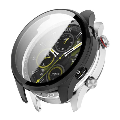 ENKAY Hat-Prince Full Coverage Tempered Glass Film Integrated PC Watch Cover, For Honor Watch 5 Pro, For Honor Watch X5, For Honor Watch 4