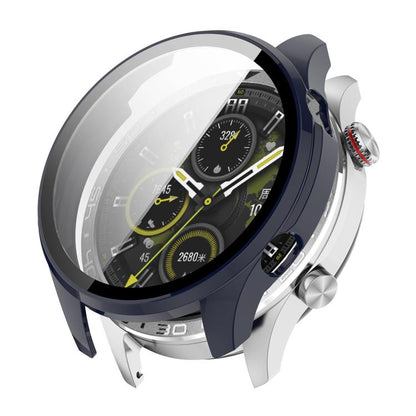 ENKAY Hat-Prince Full Coverage Tempered Glass Film Integrated PC Watch Cover, For Honor Watch 5 Pro, For Honor Watch X5, For Honor Watch 4
