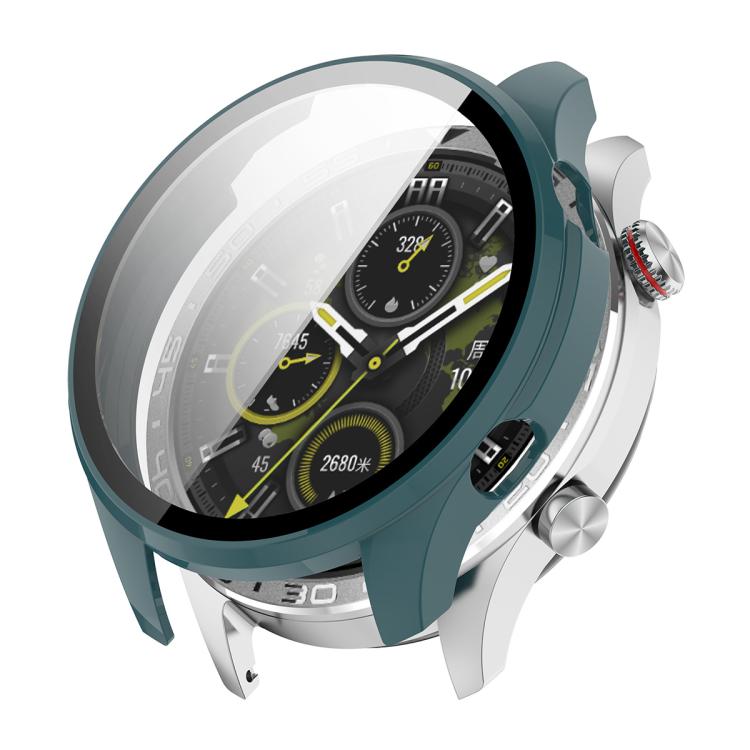 ENKAY Hat-Prince Full Coverage Tempered Glass Film Integrated PC Watch Cover, For Honor Watch 5 Pro, For Honor Watch X5, For Honor Watch 4