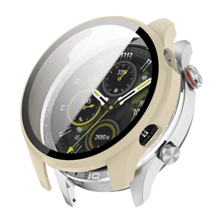 ENKAY Hat-Prince Full Coverage Tempered Glass Film Integrated PC Watch Cover, For Honor Watch 5 Pro, For Honor Watch X5, For Honor Watch 4