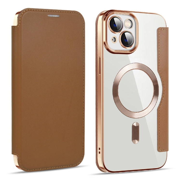Shield MagSafe RFID Anti-theft Leather Phone Case, For iPhone 15 Pro, For iPhone 15 Plus, For iPhone 15, For iPhone 17e / 16e