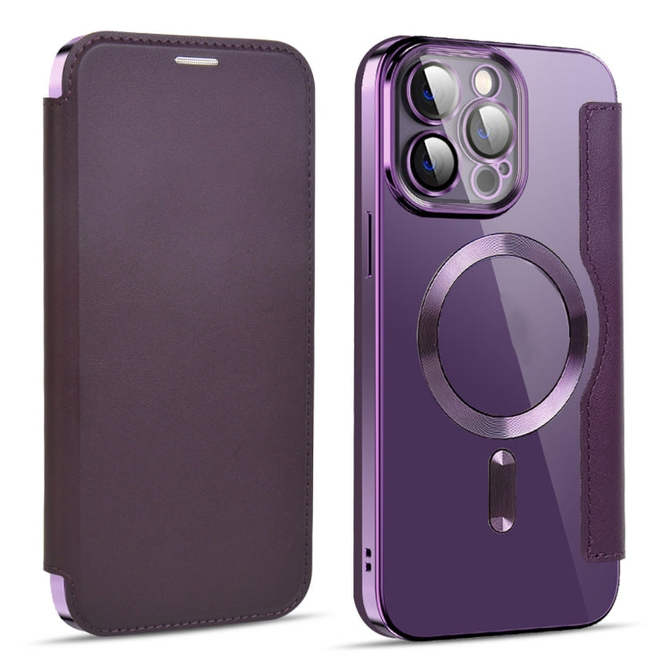Shield MagSafe RFID Anti-theft Leather Phone Case, For iPhone 15 Pro, For iPhone 15 Plus, For iPhone 15, For iPhone 17e / 16e