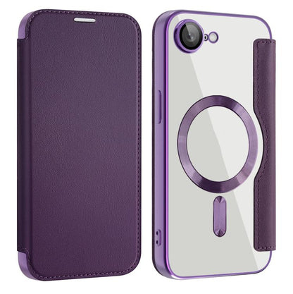 Shield MagSafe RFID Anti-theft Leather Phone Case, For iPhone 15 Pro, For iPhone 15 Plus, For iPhone 15, For iPhone 17e / 16e