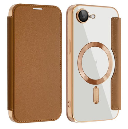 Shield MagSafe RFID Anti-theft Leather Phone Case, For iPhone 15 Pro, For iPhone 15 Plus, For iPhone 15, For iPhone 17e / 16e
