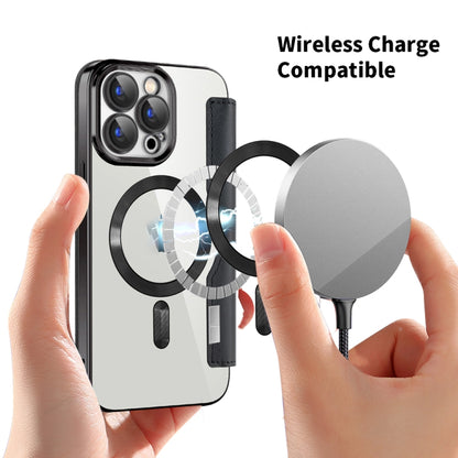 Shield MagSafe RFID Anti-theft Leather Phone Case, For iPhone 15 Pro, For iPhone 15 Plus, For iPhone 15