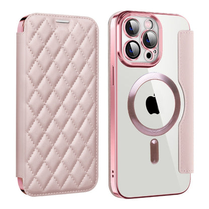 Shield Magsafe RFID Anti-theft Rhombus Leather Phone Case, For iPhone 15, For iPhone 14 Plus, For iPhone 14, For iPhone 14 Pro, For iPhone 14 Pro Max, For iPhone 13 Pro Max, For iPhone 13 Pro, For iPhone 13, For iPhone 12, For iPhone 12 Pro Max        ...